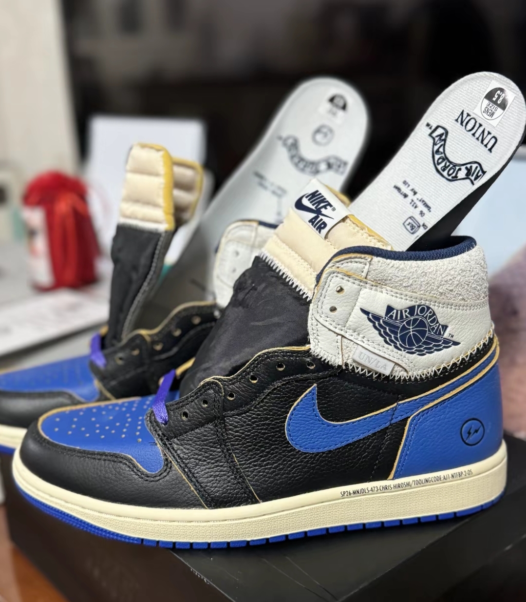 Jordan 1 Retro High OG SP - Fragment x Union LA Sport Royal IO7847-001 review Osric Hadley