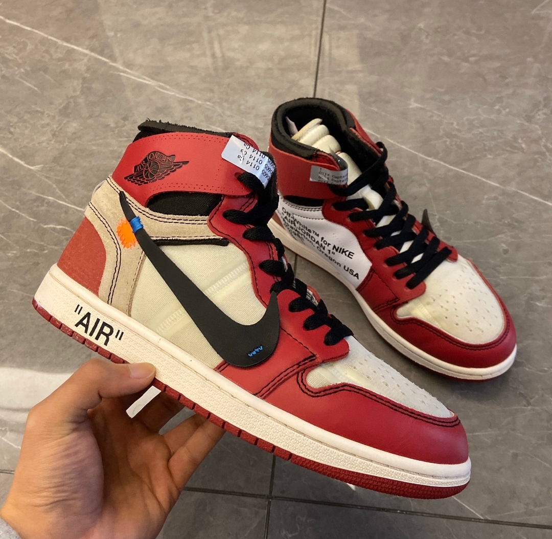 Jordan 1 Retro High Off-White Chicago AA3834-101 review Merrick Bauer