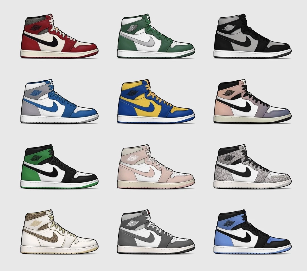 air jordan 1 series
