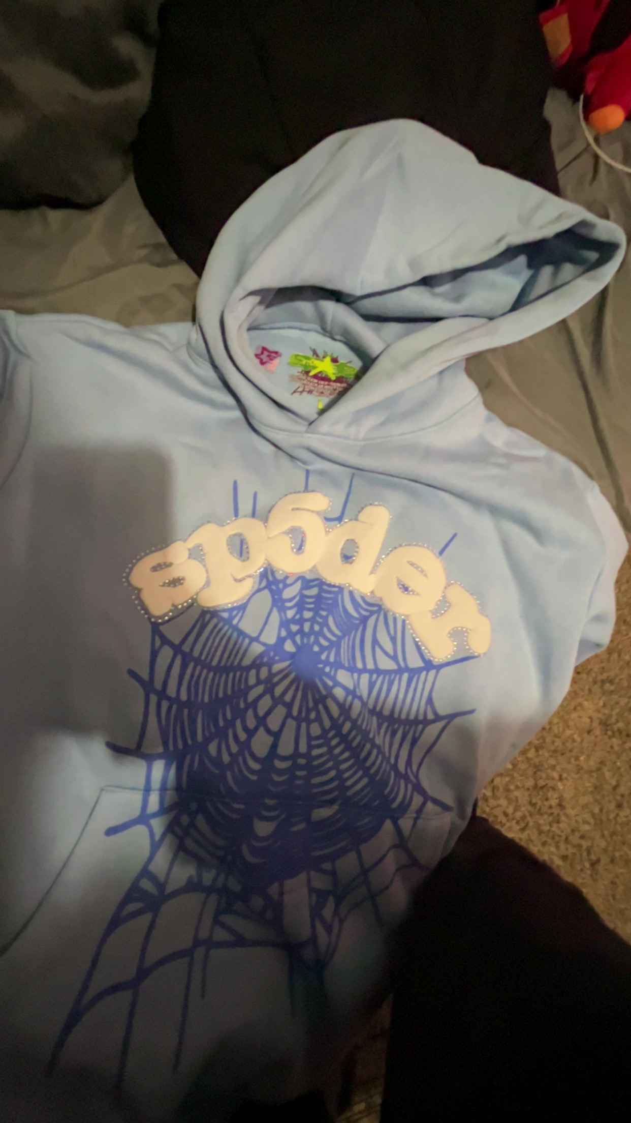 Sp5der Web Hoodie Blue review Cody Vann 01