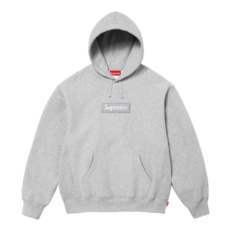Supreme Hooded Sweatshirt Grey
