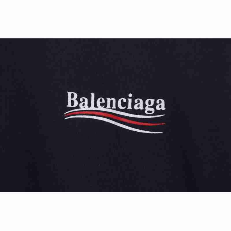 Balenciaga Coke Print Short Sleeve Black