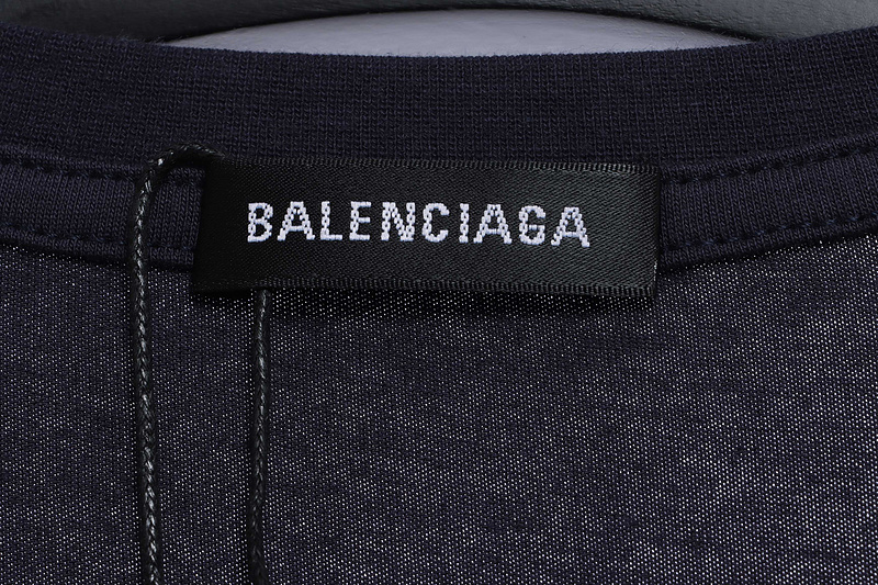 Balenciaga Coke Print Short Sleeve Black
