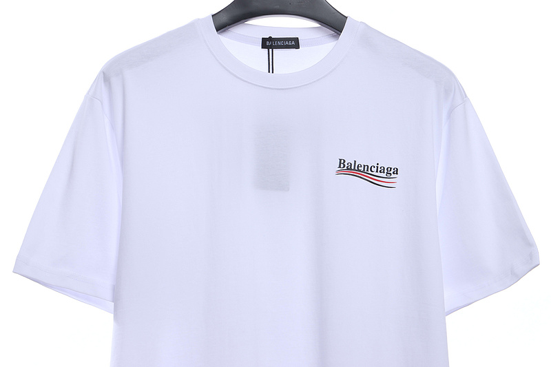 Balenciaga Coke Print Short Sleeve White