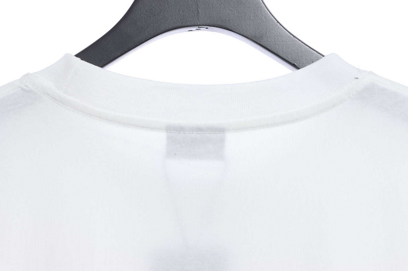 Balenciaga damaged coke wave short-sleeve white