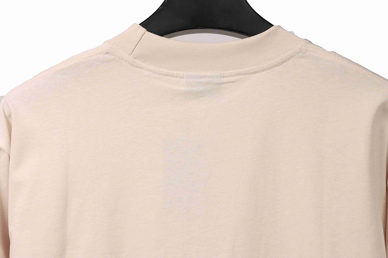 Balenciaga fuzzy cola print short-sleeve white