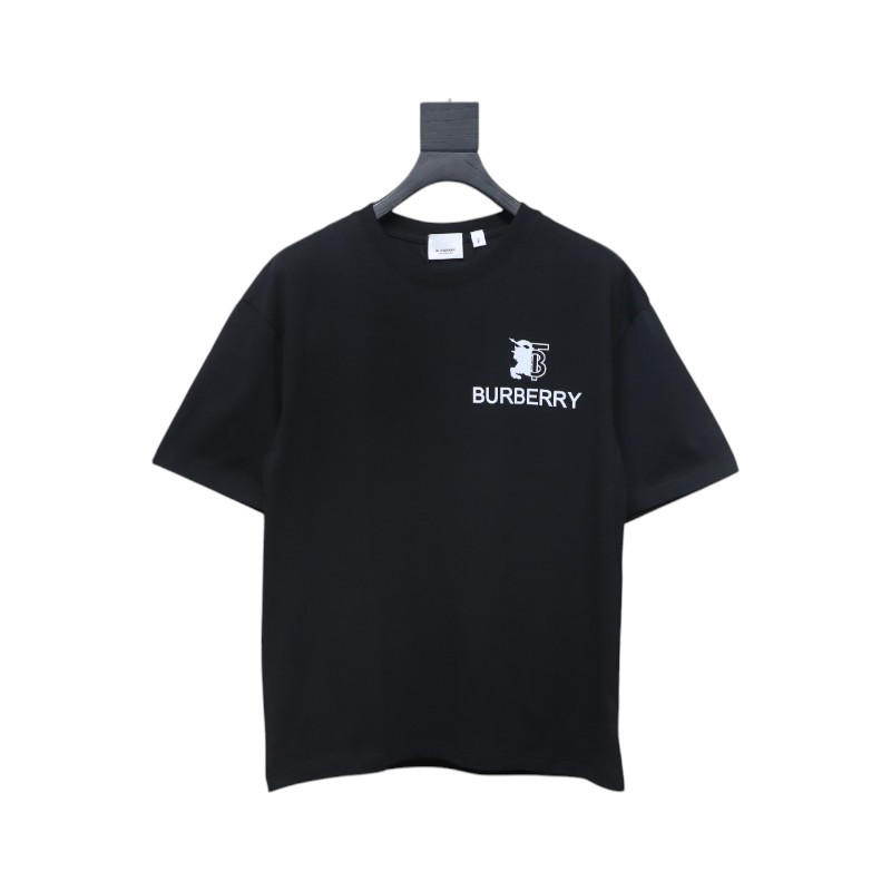 PK God Batch Burberry Spliced ​​War Horse Short Sleeve T-Shirt