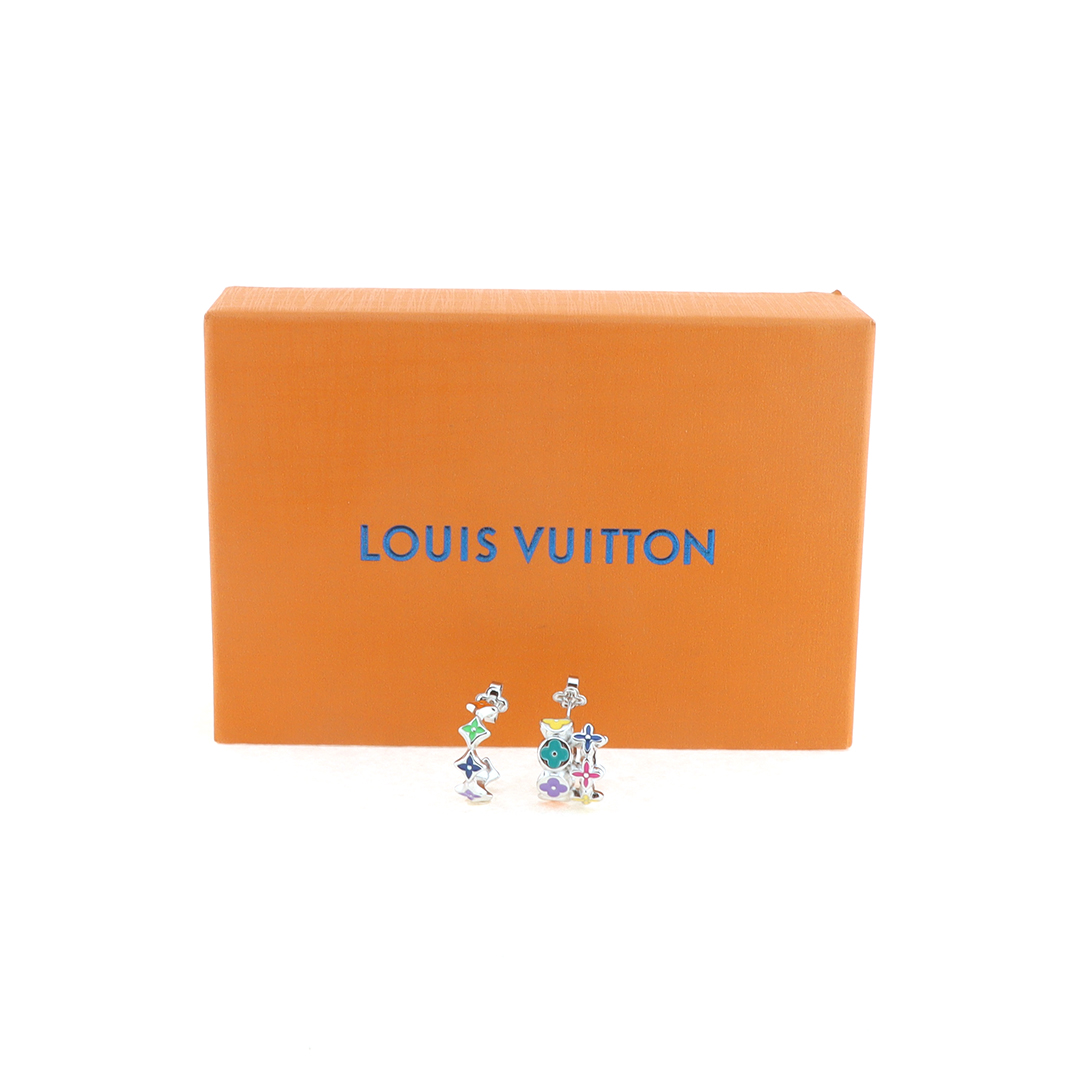Louis Vuitton Floral enamel earrings