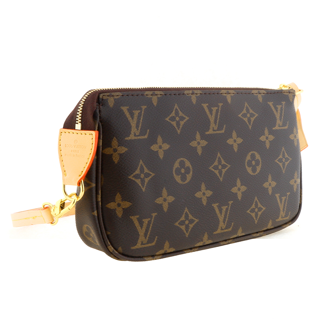 Louis Vuitton Hemp General Old Flower Zipper Underarm Bag