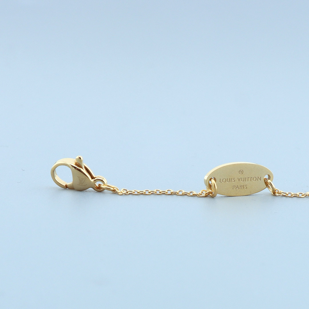 Louis Vuitton pink necklace