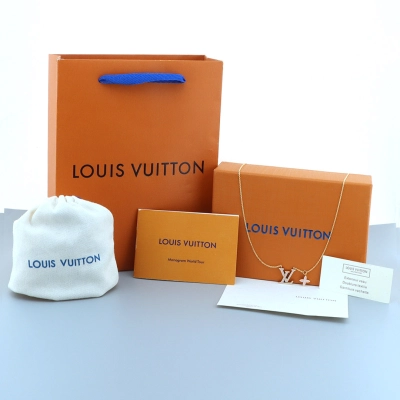 Louis Vuitton pink necklace 02