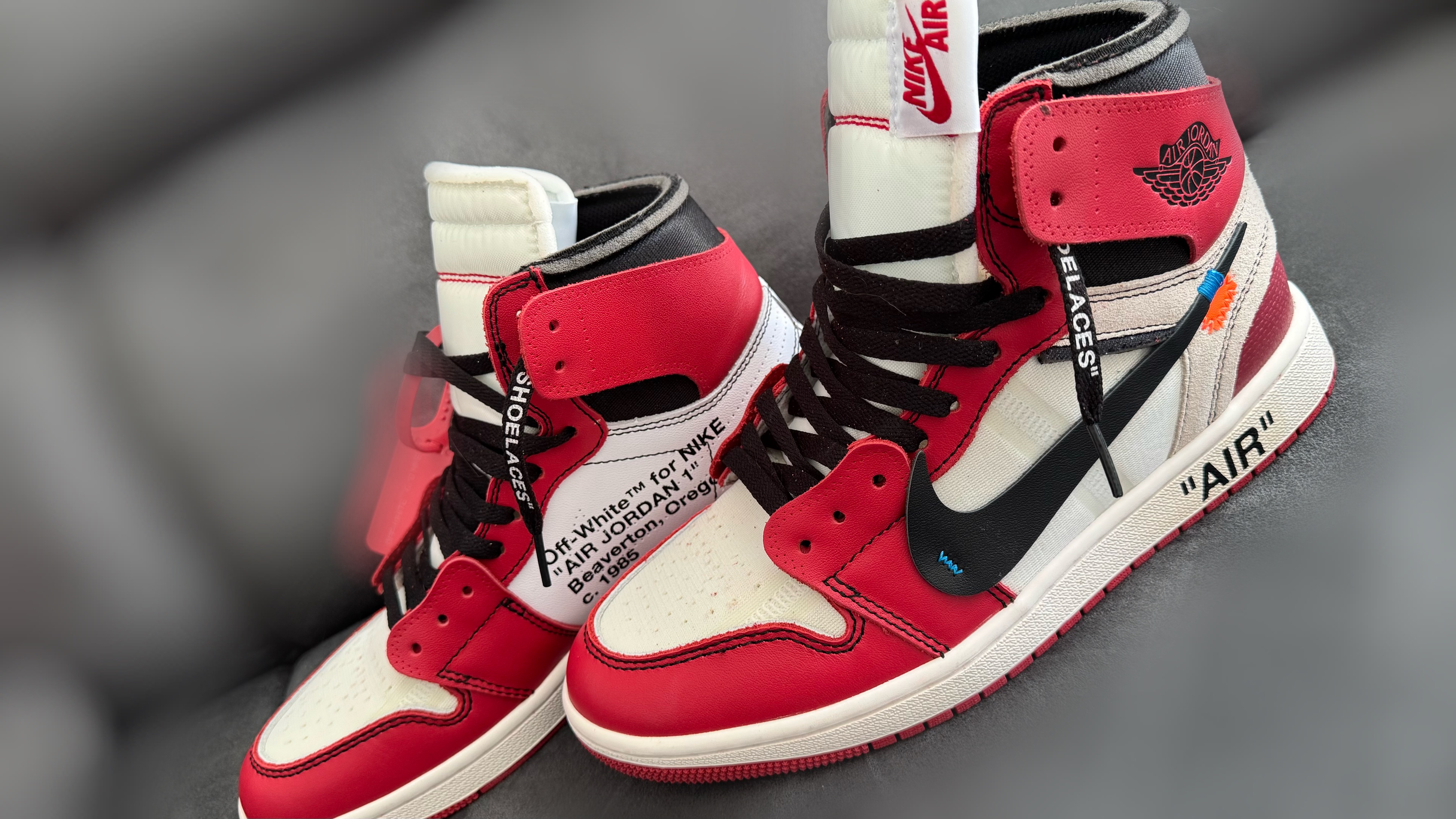 PK God Batch Air Jordan 1 Retro High Off-White Chicago AA3834-101 review Hubergames 00