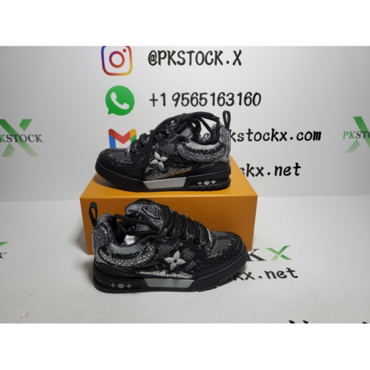 PK God Batch LOUIS VUITTON Swarovski™ crystals Skate Sneakers review D*** 00