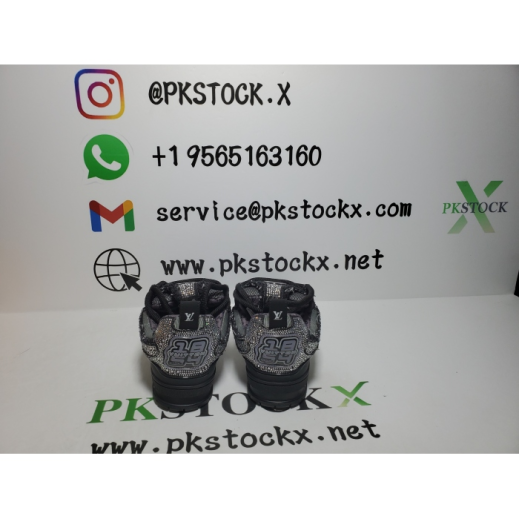 PK God Batch LOUIS VUITTON Swarovski™ crystals Skate Sneakers review D*** 03