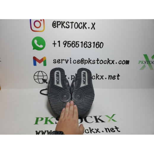 PK God Batch LOUIS VUITTON Swarovski™ crystals Skate Sneakers review D*** 04