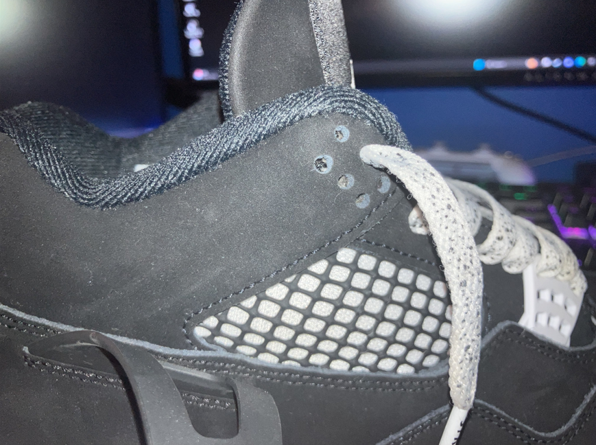 PK God Batch Air Jordan 4 White Thunder FQ8138-001 review T*** 04