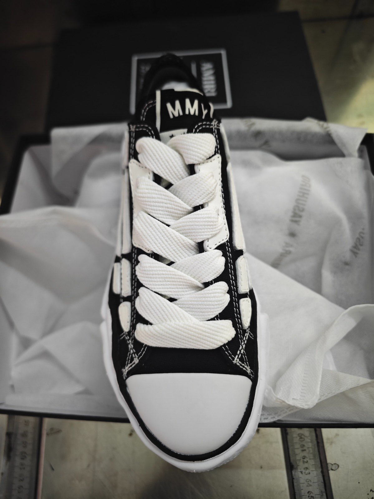 PK God Batch AMIRI MMY Bones x Maison MIHARA YASUHIRO Black review D*** 00