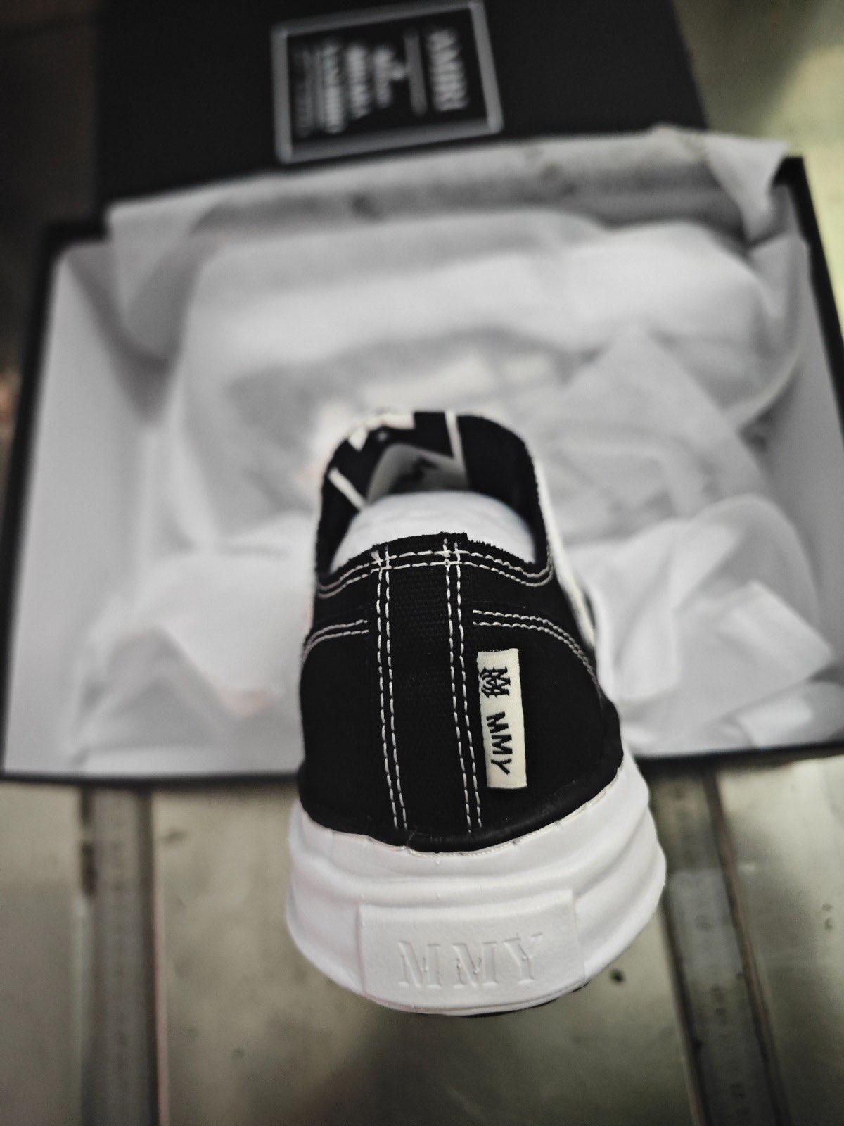 PK God Batch AMIRI MMY Bones x Maison MIHARA YASUHIRO Black review D*** 03