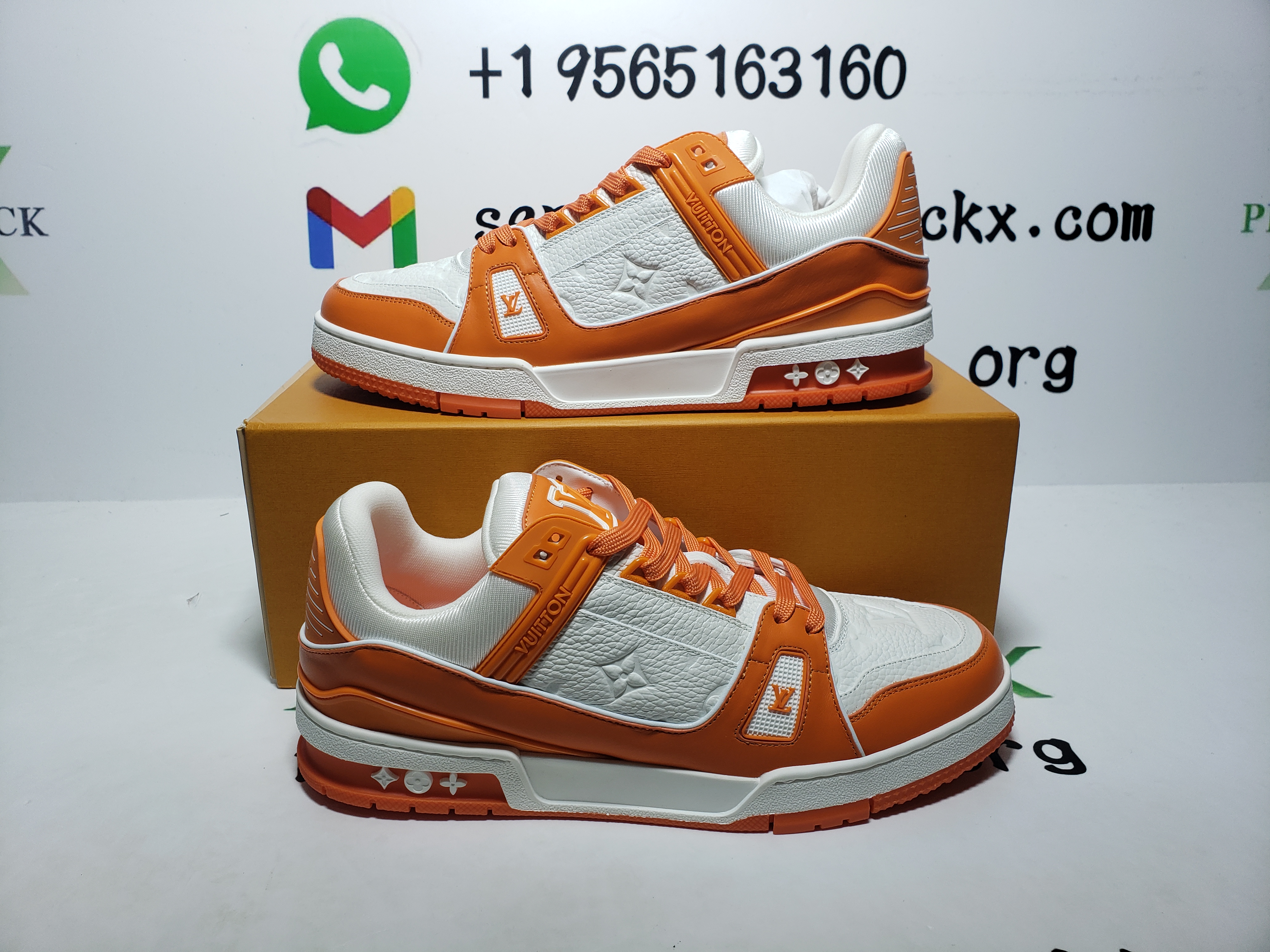 PK God Batch LOUIS VUITTON 20ss Trainer Orange review Ignacio Martinez 02