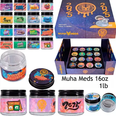 Muha Meds Wholesale 2025 16oz Concentrates Jars 02