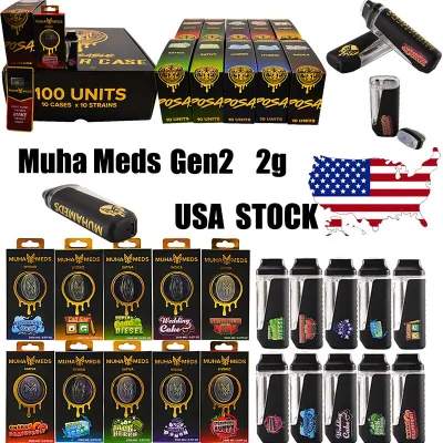 USA Stock  Muha Meds  Vape 2000mg Gen2 Black Disposable  02