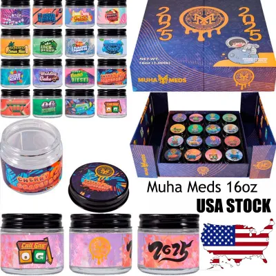 USA stock Muha Meds Wholesale 2025 16oz Concentrates Jars 02