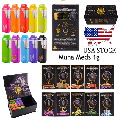 USA Stock Muha Meds1000mg Mavricks Disposable With 10 Flavors   02