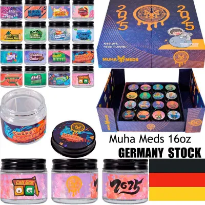  Muha Meds GERMANY stock Wholesale 2025 16oz Concentrates Jars 02