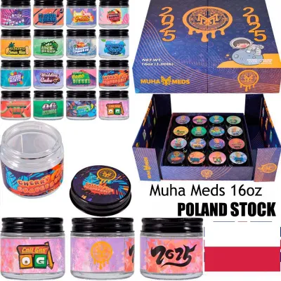 POLAND stock Muha Meds Wholesale 2025 16oz Concentrates Jars 02