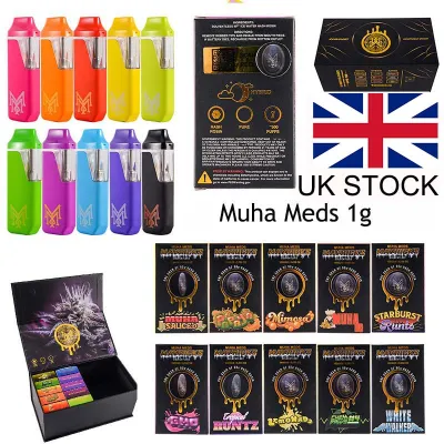 UK Stock Muha Meds 1000mg Mavricks Disposable With 10 Flavors   02