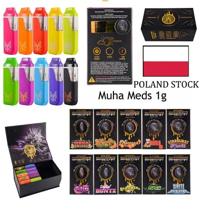 POLAND Stock Muha Meds Wholesale 1000mg Mavricks Disposable With 10 Flavors   02