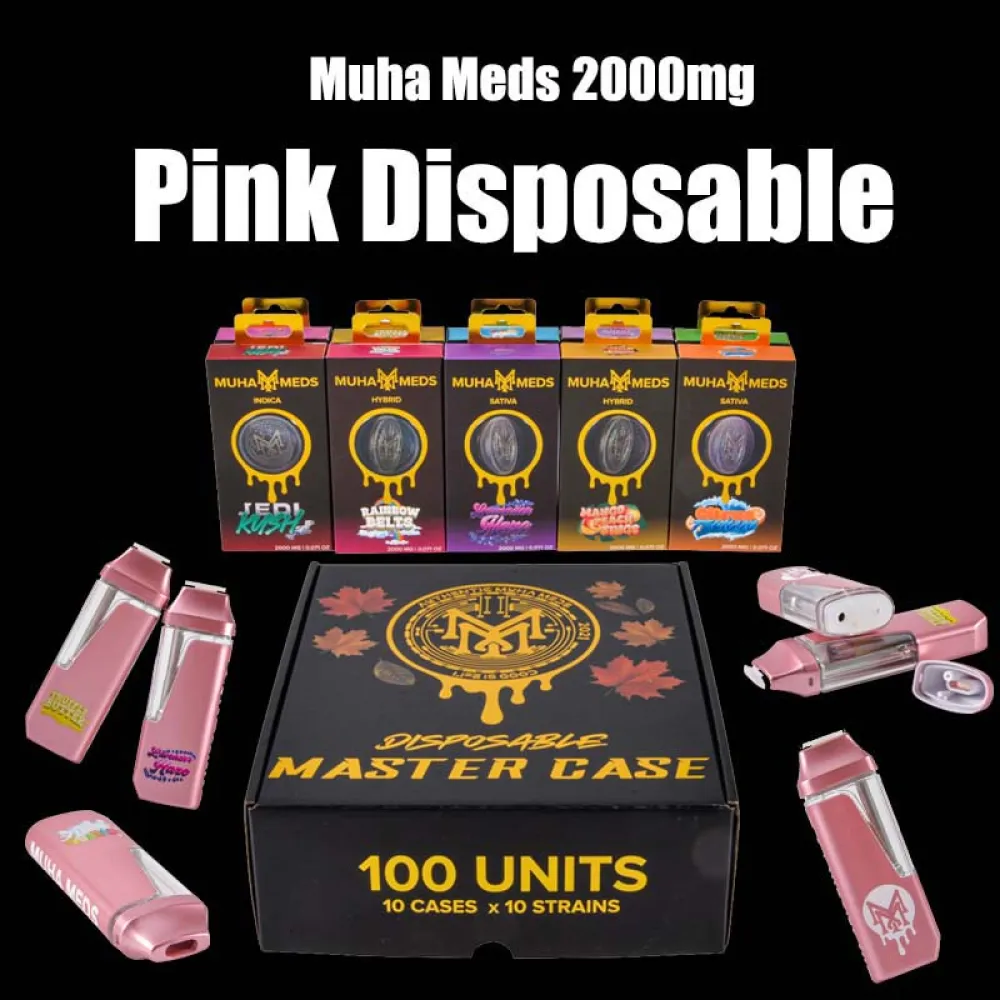 Muha Med 2000mg Pink Disposable wholesale