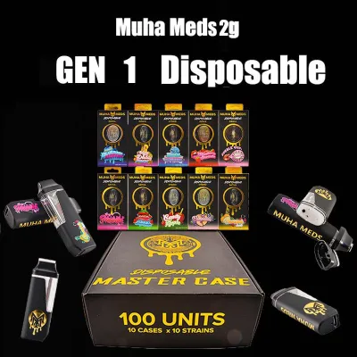 Muha Meds wholesale 2000mg Gen1 Black Disposable  02