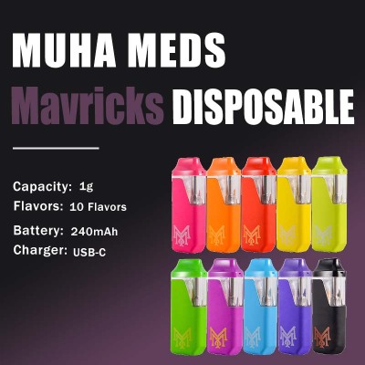 Muha Meds 1000mg Mavricks Disposable 01