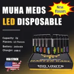 USA Stock muha meds wholesale new flavor led 