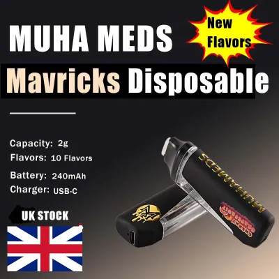 UK Stock Muha Meds Mavricks Disposable Fresh Flavors 01