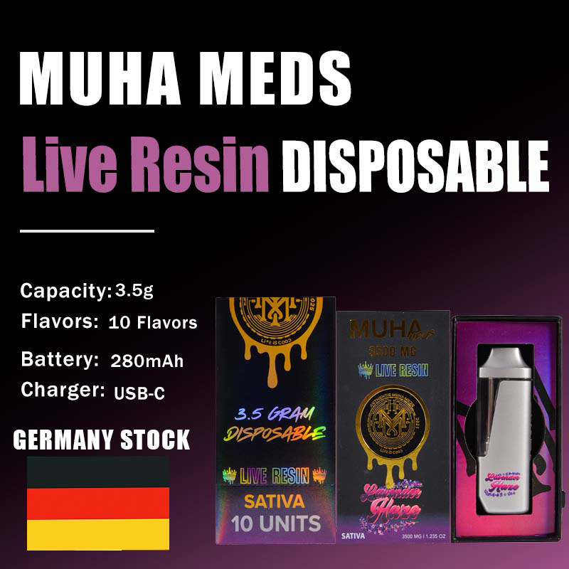 GERMANY Muha Meds live resin disposable 3.5 g 
