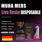 GERMANY Muha Meds live resin disposable 3.5 g 
