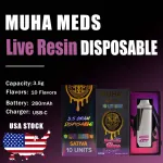 USA Stock Muha Meds Diposable 3500mg


