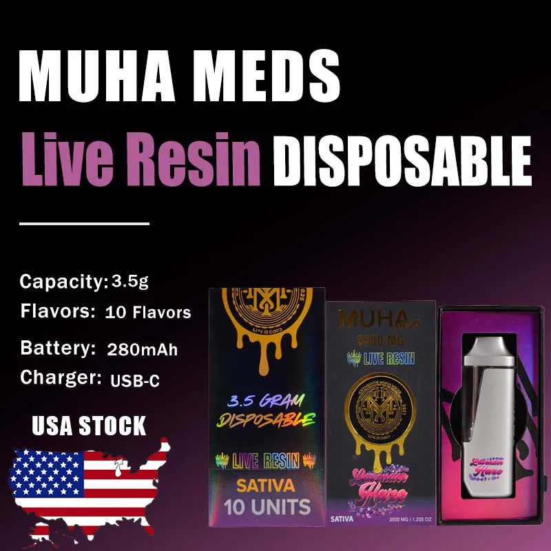 USA Stock Muha Meds Diposable 3500mg


