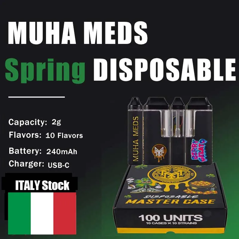 Italy Stock Empty 2g Spring Muhameds Disposable 
