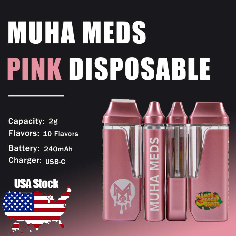 Muha Meds Pink 2g Disposable In USA
