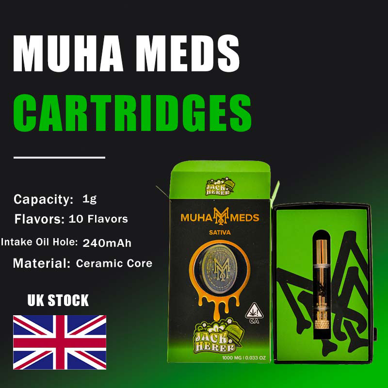 UK stock Muha Cartridges 1grams
