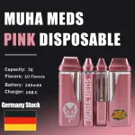muha meds pink 2g Disposable in GERMANY
