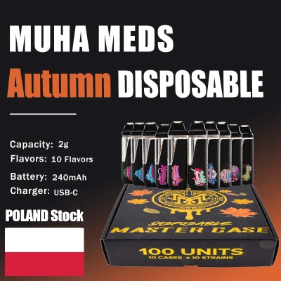 POLAND Stock Muha Meds Fall Edition 2g Autumn Disposable 01