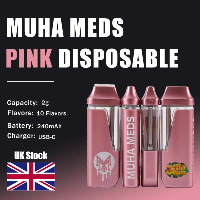UK Stock Empty Pink Muha 2g
