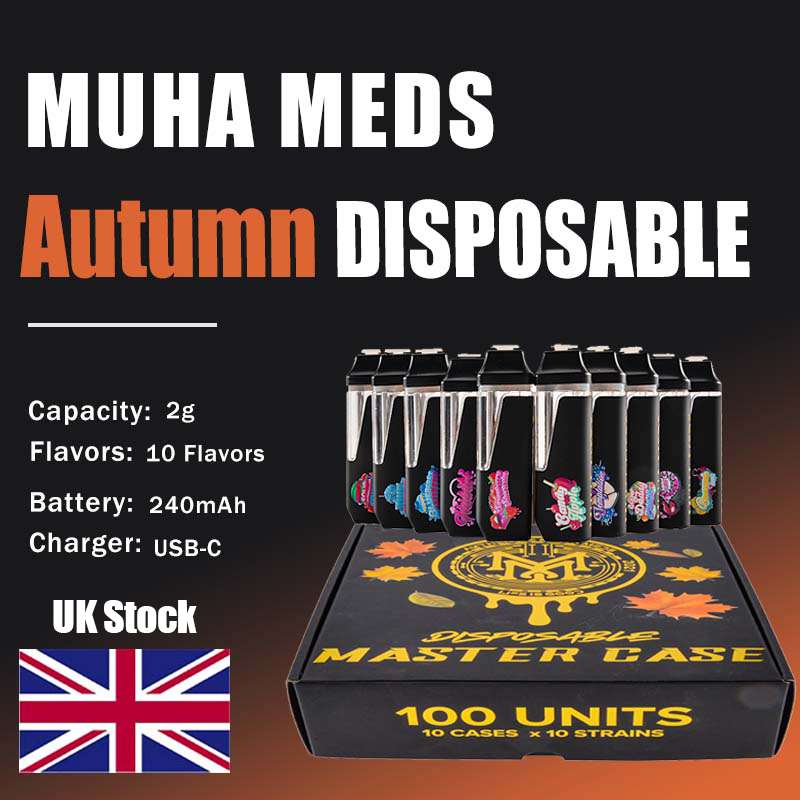 UK Stock Muha Meds Fall Edition 2g Autumn Disposable