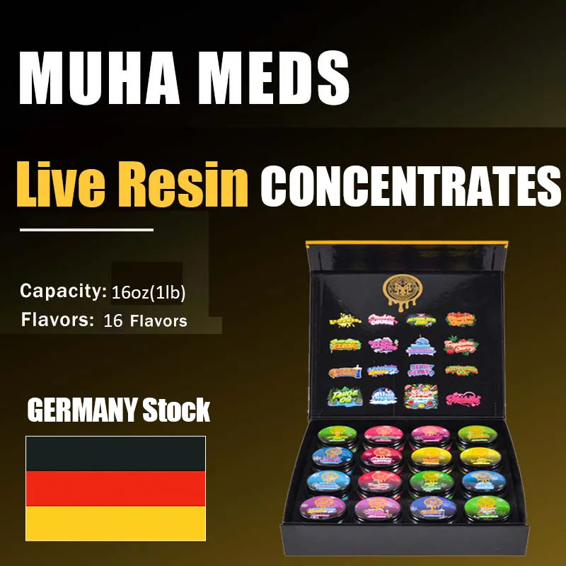 Germany Stock Muha Meds live Resin Empty Concentrates