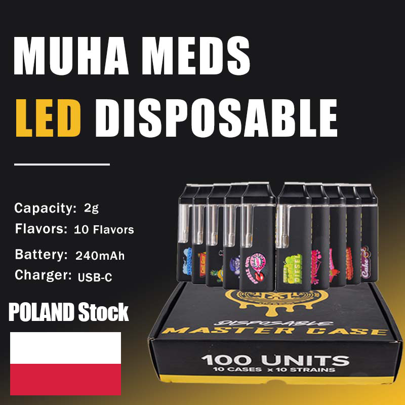 POLAND LED Muha Meds 2g Vape 
