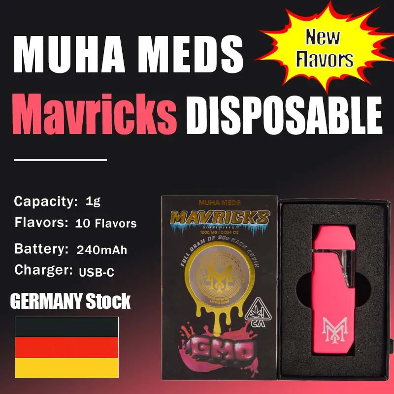 Germany Muhameds Mavericks 1g Disposable Fresh Flavors
